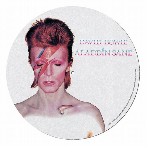 Cover for David Bowie · David Bowie Aladdin Sane Slipmat (Vinylzubehör)