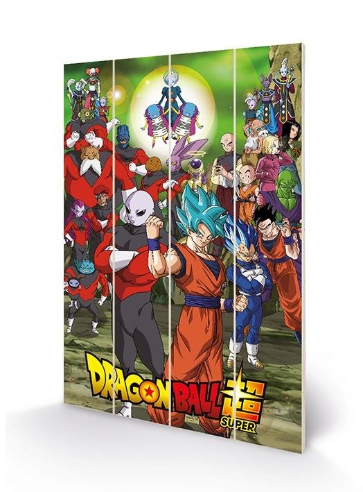 Dragon Ball Tournament Wood Print - Wood Poster - Merchandise -  - 5051265885517 - 3. februar 2020
