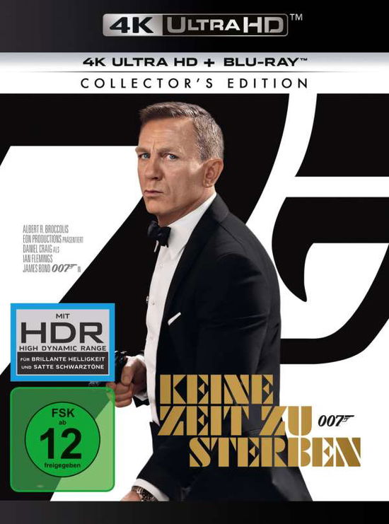 Cover for Rami Malek,christoph Waltz,ralph Fiennes · James Bond 007: Keine Zeit zu sterben (4K UHD Blu-ray) (2021)