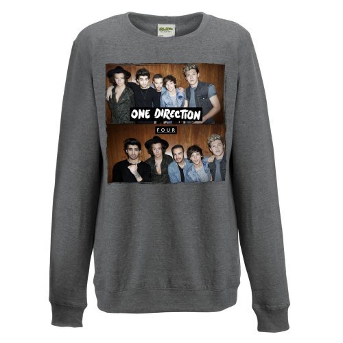 One Direction Ladies Sweatshirt: Four - One Direction - Produtos - Global - Apparel - 5055295396517 - 