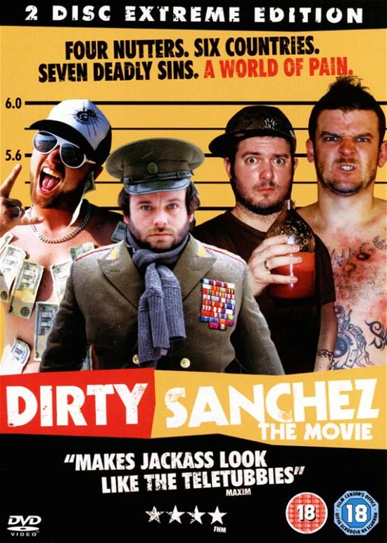 Dirty Sanchez - The Movie - Dirty Sanchez - Elokuva - Pathe - 5060002835517 - maanantai 22. tammikuuta 2007