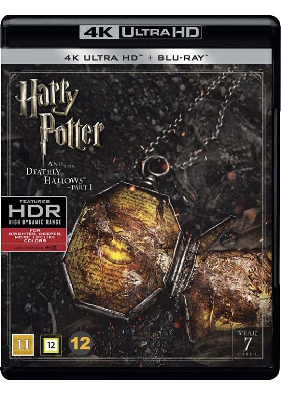 Cover for Harry Potter · Harry Potter And The Deathly Hallows - Part 1 (4K UHD + Blu-ray) (2017)
