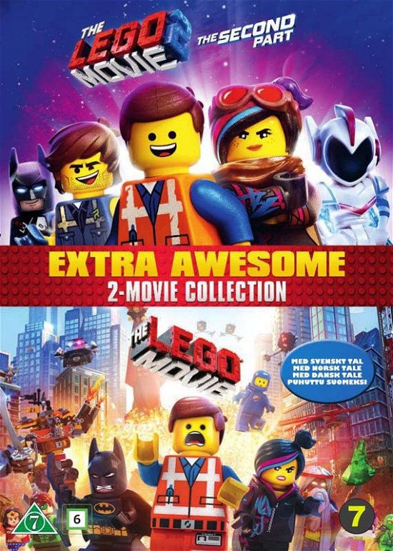 Cover for Lego · Lego Movie the 1-2 (DVD) (2019)