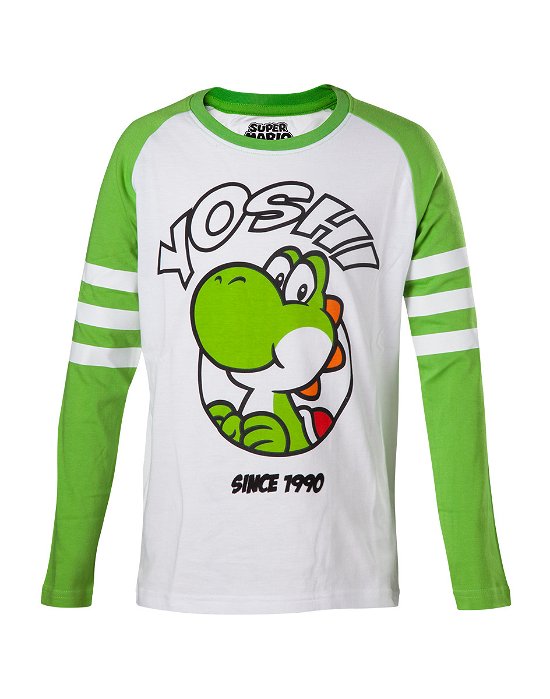 NINTENDO - T-Shirt Yoshi Longsleeve KIDS (98/104) - Nintendo - Merchandise -  - 8718526079517 - 7. februar 2019