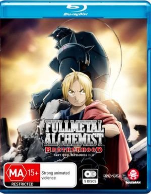 Fullmetal Alchemist - Brotherhood Series : Part 1 : Eps 1-35 - N/a - Film - MADMAN ENTERTAINMENT - 9322225226517 - 9. maj 2018