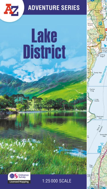 Cover for A-Z Maps · Lake District Adventure Atlas: With Ordnance Survey Mapping - A -Z Adventure Series (Paperback Book) [2 Revised edition] (2026)