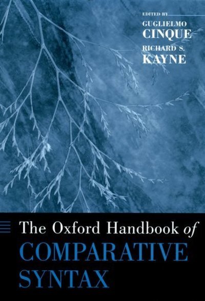 Cover for Guglielmo; K Cinque · The Oxford Handbook of Comparative Syntax - Oxford Handbooks (Paperback Book) (2008)