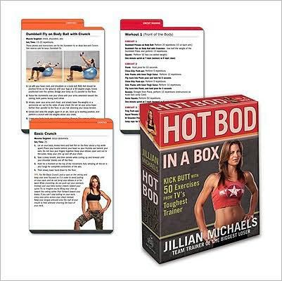 Jillian Michaels Hot Bod in a Box: Kick Butt with 50 Exercises from TV's Toughest Trainer - Jillian Michaels - Książki - Random House USA Inc - 9780307450517 - 7 kwietnia 2009