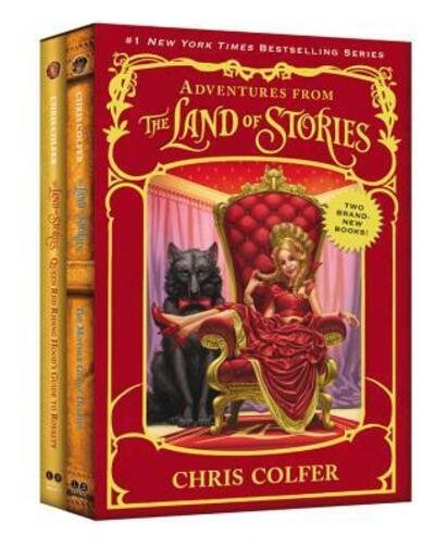 Cover for Chris Colfer · Adventures from the Land of Stories Boxed Set The Mother Goose Diaries and Queen Red Riding Hood's Guide to Royalty (Gebundenes Buch) (2015)