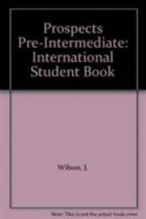 Prospects Pre-Int SB Intnl - James Taylor - Books - Macmillan Education - 9780333710517 - April 22, 1999
