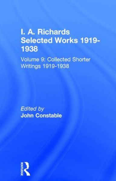 Collected Shorter Writings V9 - John Constable - Books - Taylor & Francis Ltd - 9780415865517 - July 31, 2015