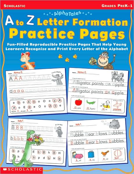 Cover for Scholastic Teaching Resources · Alphatales: a to Z Letter Formation Practice Pages: Fun-filled Reproducible Practice Pages That Help Young Learners Recognize and Print Every Letter of the Alphabet (Pocketbok) (2002)