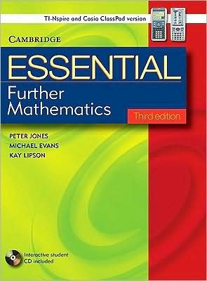 Cover for Peter Jones · Essential Further Mathematics Third Edition with Student CD-Rom TIN/CP Version - Essential Mathematics (Bok) [3 Rev edition] (2008)