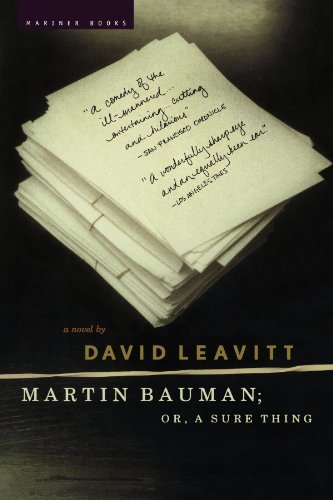 Cover for David Leavitt · Martin Bauman: Or, a Sure Thing (Paperback Book) (2001)
