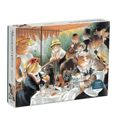 Cover for Susan Herbert Galison · Luncheon of the Boating Party Meowsterpiece of Western Art 1000 Piece Puzzle (GAME) (2021)