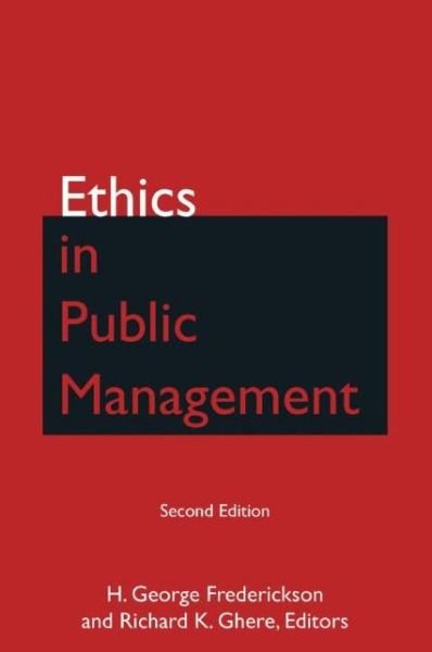 Cover for H George Frederickson · Ethics in Public Management (Paperback Book) (2013)