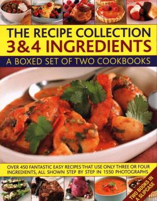 Cover for Jenny White · The Recipe Collection: 3 &amp; 4 Ingredients: A boxed set of two cookbooks: over 450 fantastic easy recipes that use only three or four ingredients, all shown step by step in 1550 photographs (Inbunden Bok) (2018)