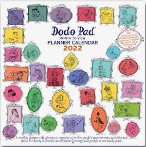 Cover for Lord Dodo · Dodo Family Planner Calendar 2022 - Month to View with 5 Daily Columns: A calendar organiser for up to 5 people's activities. For family / friends; see everyone's comings &amp; goings in one handy place (Calendar) [10 Revised edition] (2021)