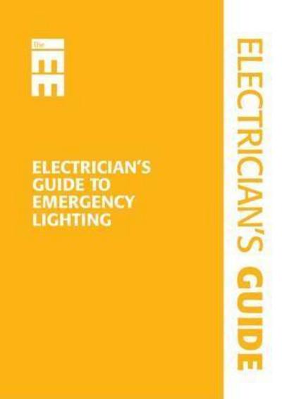 Cover for Paul Cook · Electrician's Guide to Emergency Lighting (Spiral Book) (2009)