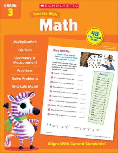 Scholastic Success with Math Grade 3 - Scholastic Teaching Resources - Kirjat - Scholastic Teaching Resources - 9781338798517 - tiistai 1. helmikuuta 2022