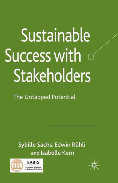 Cover for Sachs · Sustainable Success with Stakehol (Book) (2009)