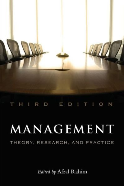 Cover for Afzalur Rahim · Management (Innbunden bok) (2017)