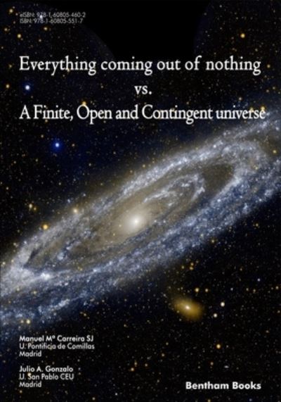 Cover for Julio A Gonzalo · Everything Coming Out of Nothing vs. a Finite, Open and Contingent Universe (Paperback Book) (2018)