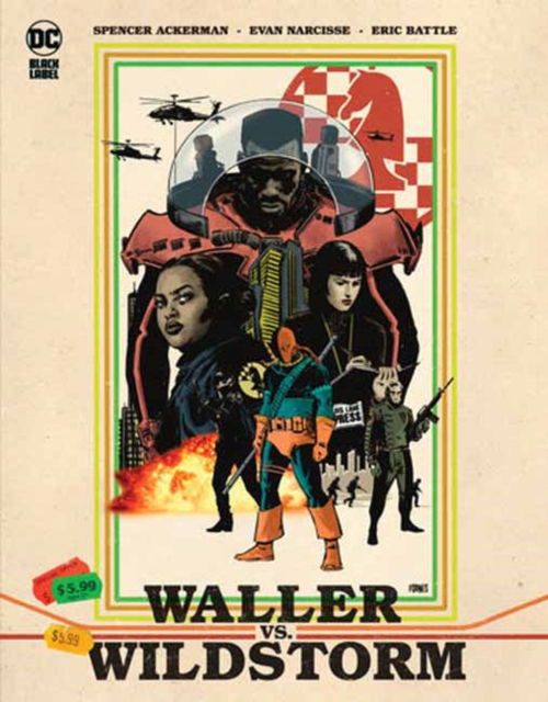 Cover for Spencer Ackerman · Waller vs. Wildstorm (Hardcover Book) (2024)