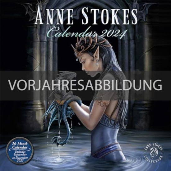 Cover for Anne Stokes 2025  Square Calendar (Calendar) (2024)