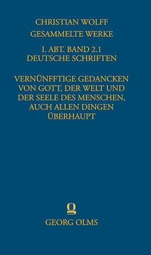 Cover for Christian Wolff · Gesammelte Werke (Gebundenes Buch) (2016)