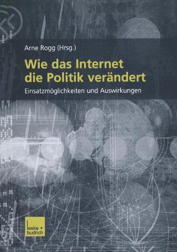 Cover for Arno Rogg · Wie Das Internet Die Politik Verandert: Einsatzmoeglichkeiten Und Auswirkungen (Paperback Book) [2003 edition] (2003)