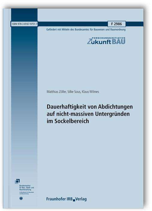 Cover for Zöller · Dauerhaftigkeit von Abdichtungen (Book)