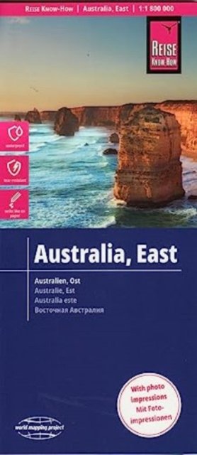 Australia, East (1:1.800.000) - Reise Know-How - Livros - Reise Know-How Verlag Peter Rump GmbH - 9783831774517 - 8 de junho de 2023