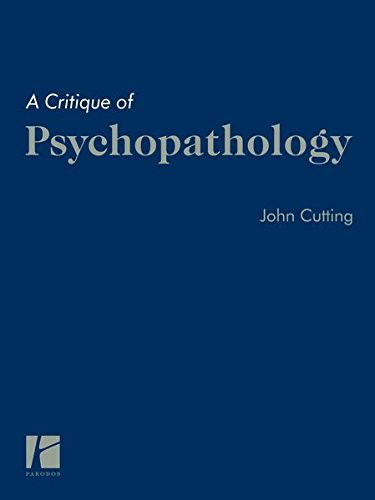 Cover for John Cutting · A Critique of Psychopathology (Paperback Book) (2012)