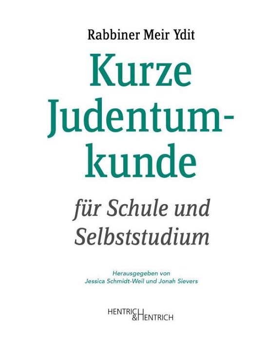 Cover for Ydit · Kurze Judentumkunde (Bok)