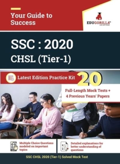 Cover for EduGorilla · SSC CHSL Tier-1 2021 Vol. 1 10 Full-length Mock Tests + 12 Sectional Tests (Paperback Book) (2020)