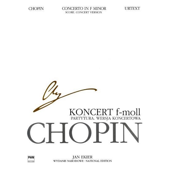 Cover for Frederic Chopin · National Edition (Bog) (2013)