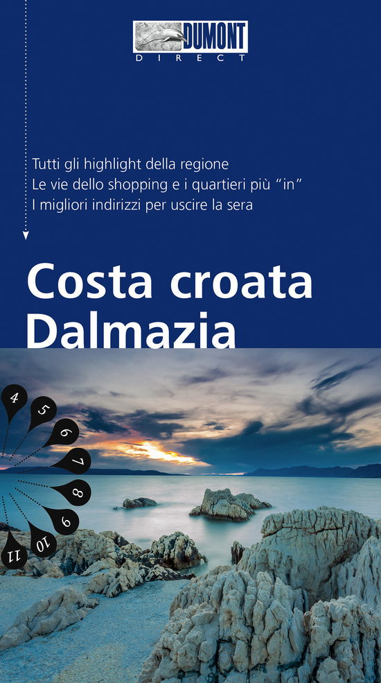 Costa Croata Dalmazia. Con Carta Geografica Ripiegata - Daniela Schetar - Books -  - 9788899694517 - 