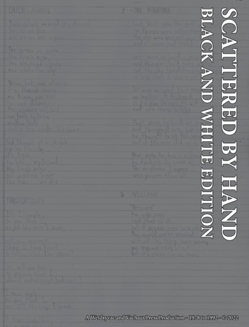 Cover for Wetdryvac · Scattered By Hand: Black and White Edition (Hardcover Book) (2024)