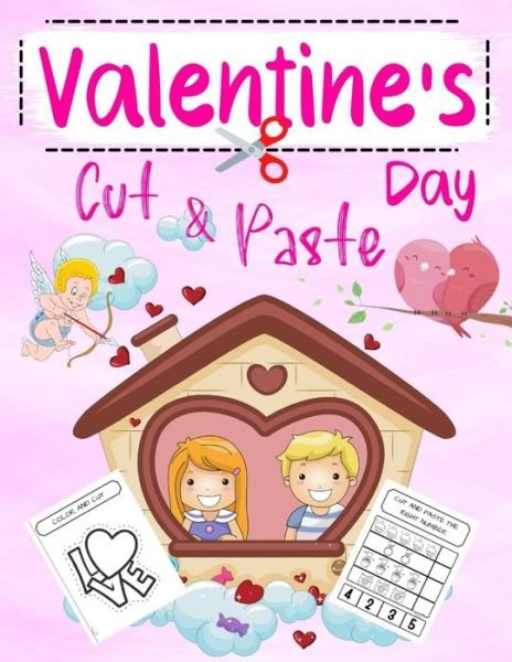 Cover for Happi Press · Valentine's Day Cut and Paste (Taschenbuch) (2021)