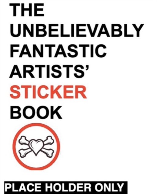 Cover for DB Burkeman · The Unbelievably Fantastic Artists’ Stickers Book (Paperback Book) (2024)