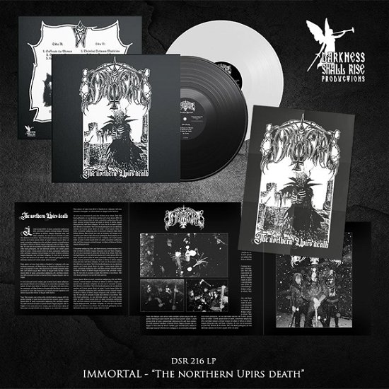 The Northern Upir's Death (Black Vinyl) - Immortal - Musiikki - DARKNESS SHALL RISE PRODUCTION - 9956683085517 - perjantai 15. joulukuuta 2023