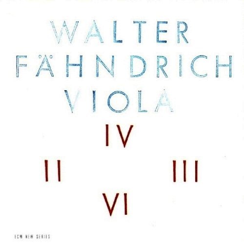 Fahndrich Walter · Viola (LP) (1991)