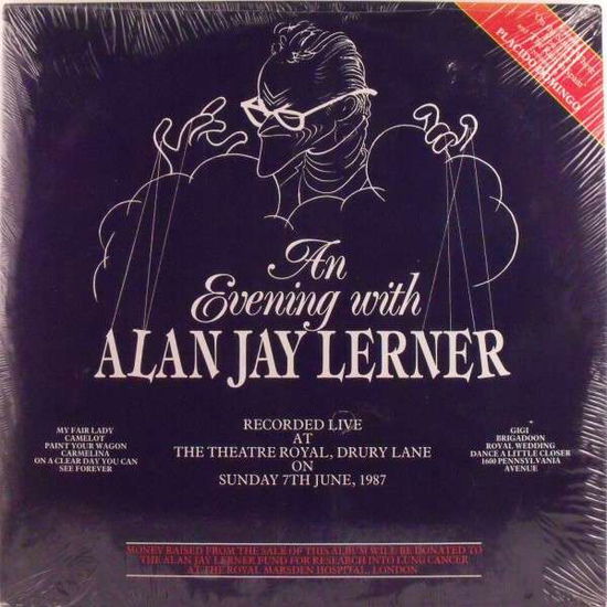 Cover for Alan Jay Lerner · An Evening With...(my Fair Lady, Camleot, Gigi) (LP) (2015)