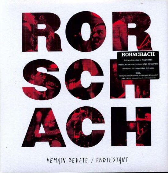 Cover for Rorschach · Remain Sedate Protestant (LP)