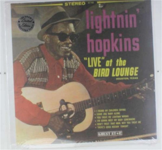 Cover for Lightnin' Hopkins · Live At The Bird Lounge (LP) (2014)