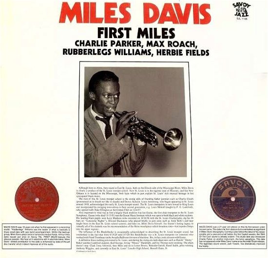 First Miles - Miles Davis - Musique - SAVOY - 0795041606518 - 31 juillet 2015
