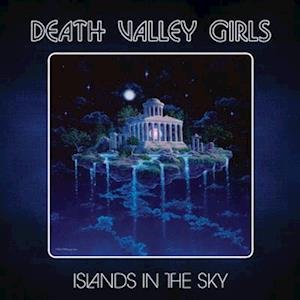 Cover for Death Valley Girls · Islands in the Sky (Ltd Half Neon Pink &amp; Half Neon Orange W/ Neon Green Splatter Vinyl) (LP) [Coloured edition] (2023)