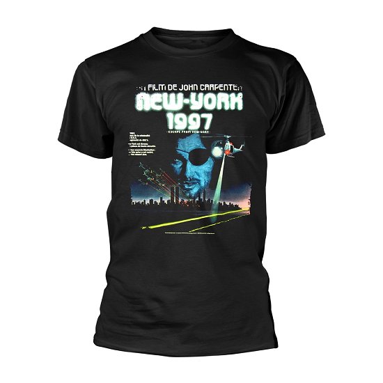 Cover for Escape from New York · French Poster (Black) (T-shirt) [size S] [Black edition] (2020)