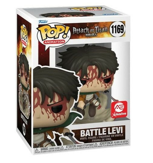 Cover for Funko Pop! Animation: · Attack on Titan - Battle Levi (Ae Exclusive) (MERCH) (2022)